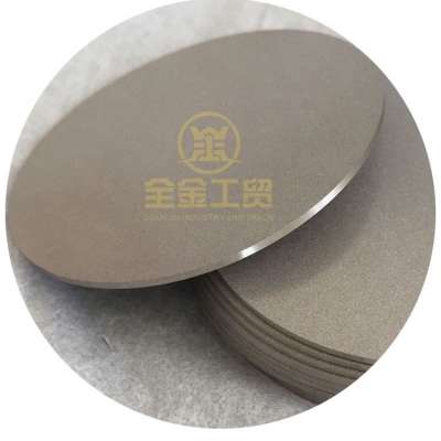 Titanium filter plate sheet disc